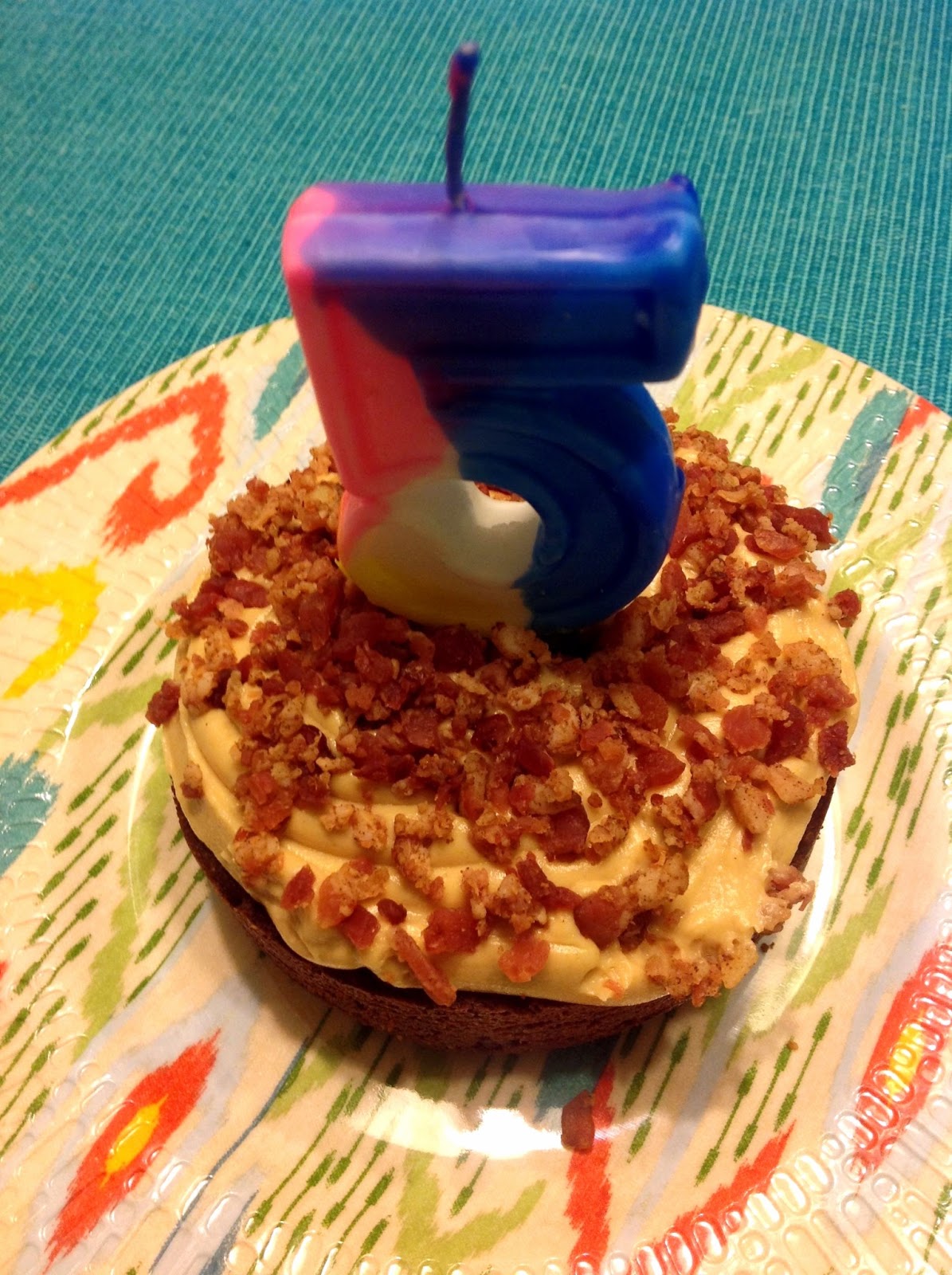 the dog mom bacon peanut butter doggie birthday cake